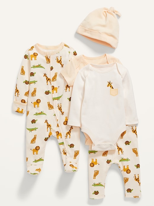 View large product image 1 of 2. Unisex 5-Piece Layette Set for Baby