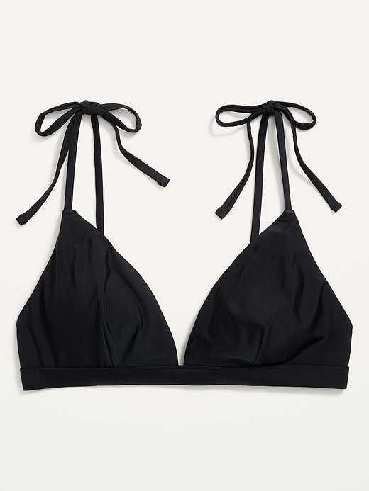 Image number 4 showing, Tie-Strap Plus-Size Bikini Swim Top