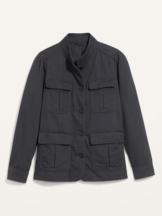 Image number 4 showing, Twill Utility Jacket for Women