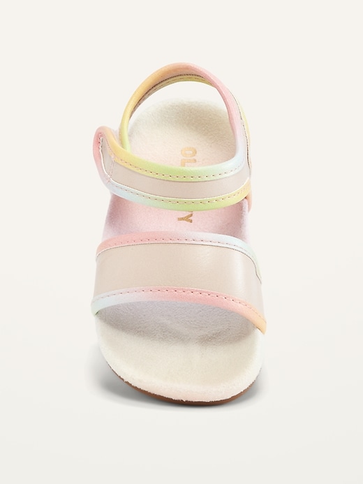 View large product image 2 of 4. Double-Strap Secure-Close Sandals for Baby