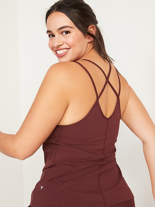 Image number 7 showing, Strappy PowerSoft Shelf-Bra Tank Top