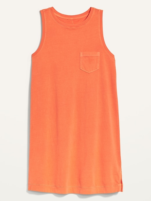 View large product image 2 of 2. Vintage Specially Dyed Sleeveless Mini T-Shirt Shift Dress