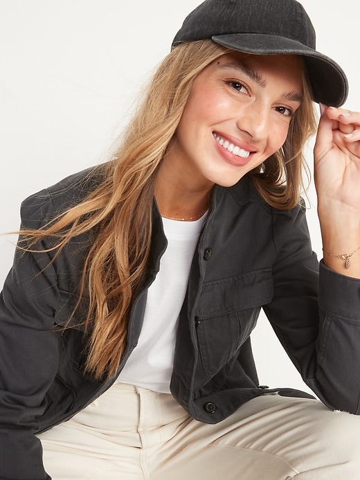 Image number 3 showing, Twill Utility Jacket for Women