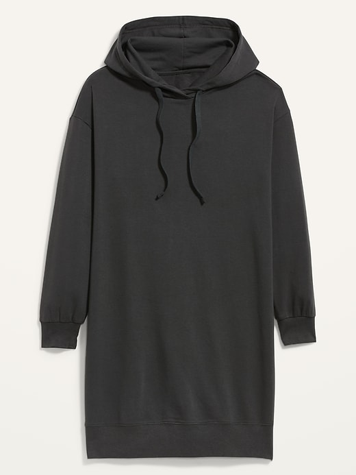 Image number 3 showing, Hooded Mini Sweatshirt Shift Dress