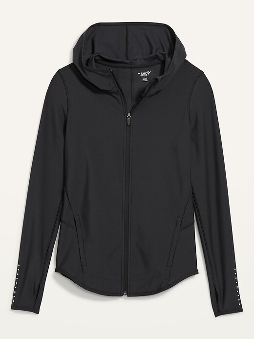 Image number 4 showing, PowerSoft Hooded Zip Run Jacket
