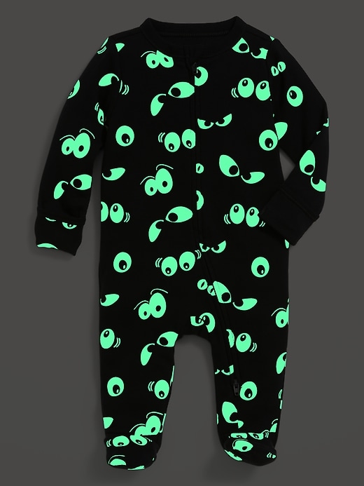 View large product image 2 of 2. Unisex Matching Printed Sleep & Play Footed One-Piece for Baby