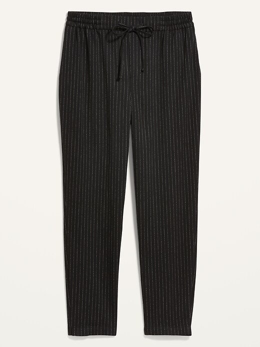 Image number 4 showing, High-Waisted Soft-Brushed Pull-On Ankle Pants