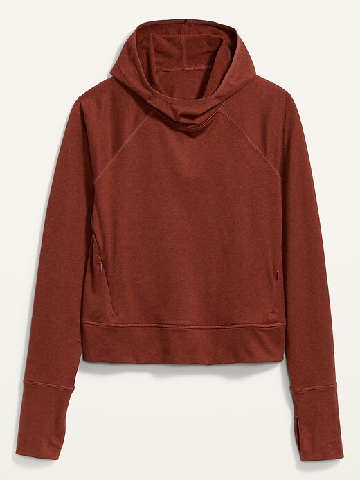 Image number 4 showing, CozeCore Cropped Performance Hoodie