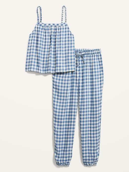 Image number 4 showing, Printed Pajama Cami and Jogger Pants Set