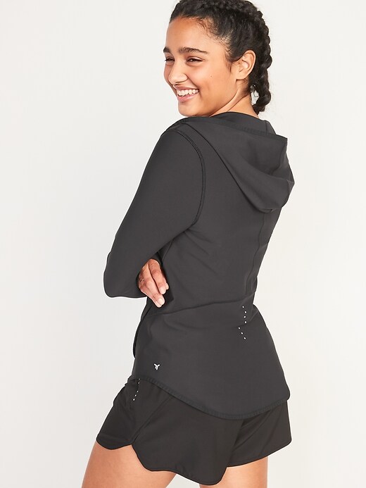 Image number 6 showing, PowerSoft Hooded Zip Run Jacket
