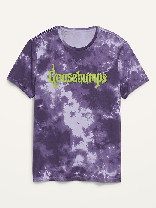 View large product image 2 of 2. Goosebumps&#153 Tie-Dye Gender-Neutral Graphic T-Shirt for Adults