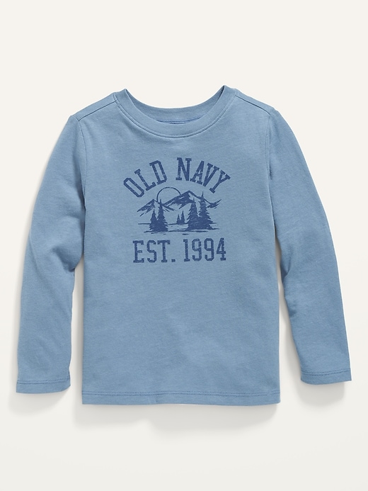 View large product image 1 of 1. Unisex Long-Sleeve Logo-Graphic T-Shirt for Toddler