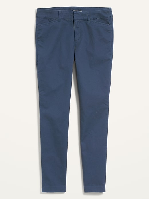 Image number 4 showing, Mid-Rise Pixie Chino Ankle Pants for Women
