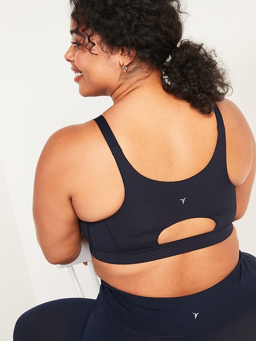 Image number 8 showing, High-Support PowerSoft Zip-Front Sports Bra 32C-42C