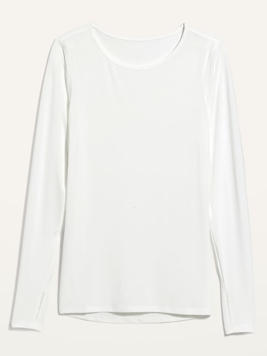 Image number 4 showing, UltraLite Boat-Neck Long-Sleeve Performance Top