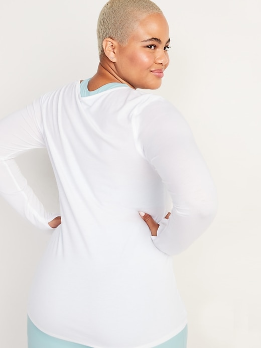 Image number 2 showing, UltraLite Boat-Neck Long-Sleeve Performance Top