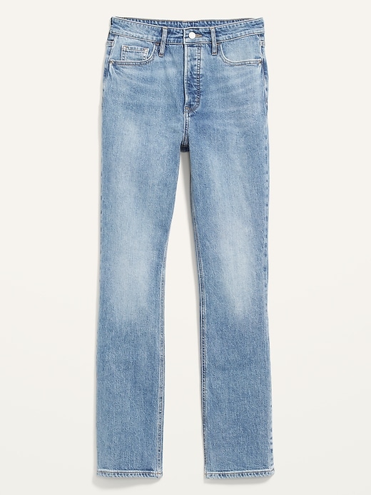 Image number 4 showing, Extra High-Waisted Button-Fly Sky-Hi Kicker Boot-Cut Jeans for Women