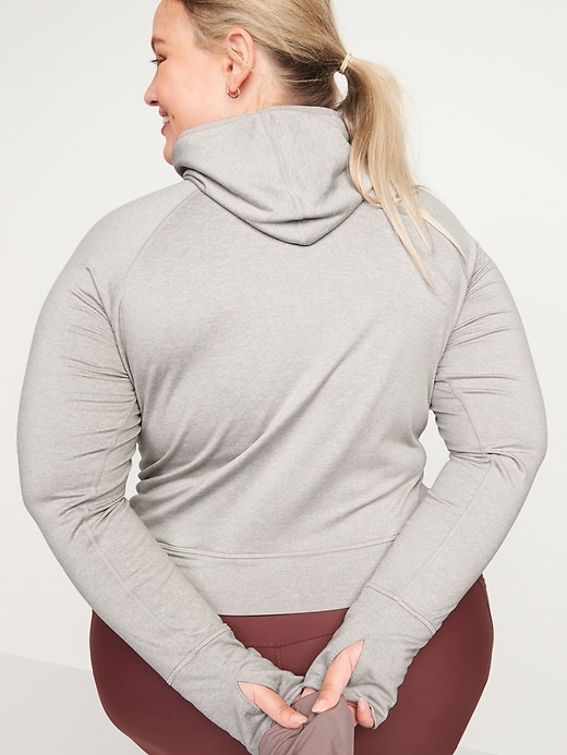 Image number 8 showing, CozeCore Cropped Performance Hoodie