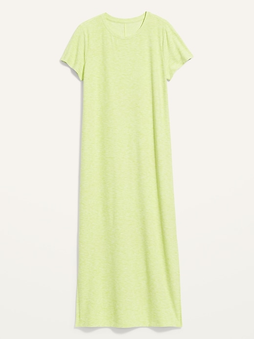 Image number 1 showing, Short-Sleeve Breathe ON Maxi T-Shirt Shift Dress