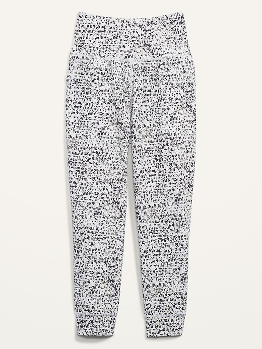 Image number 4 showing, High-Waisted PowerSoft Crop Jogger Pants