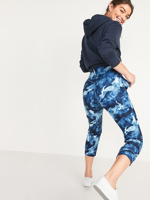 Image number 6 showing, High-Waisted PowerSoft Crop Jogger Pants