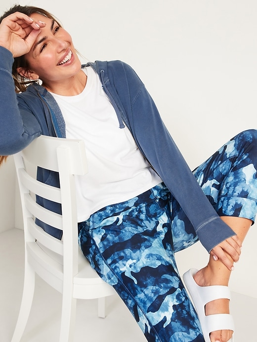 Image number 3 showing, High-Waisted PowerSoft Crop Jogger Pants