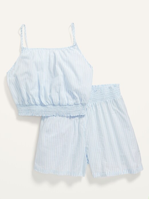 View large product image 2 of 3. Printed Cami and Pajama Shorts Set