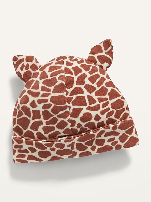 View large product image 2 of 2. Unisex Giraffe-Critter Beanie for Baby