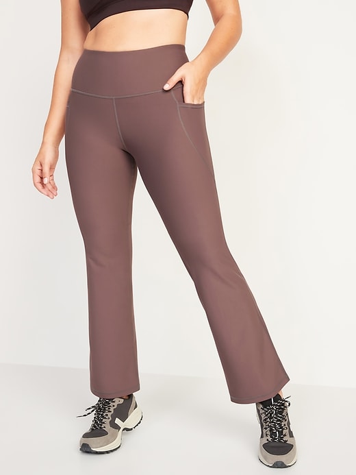Image number 1 showing, High-Waisted PowerSoft Slim Flare Pants