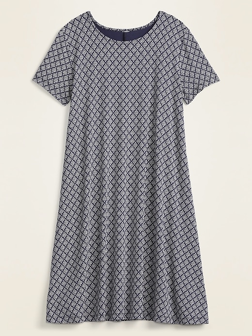 View large product image 1 of 3. Jersey Swing Dress