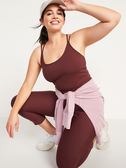 Image number 3 showing, Strappy PowerSoft Shelf-Bra Tank Top