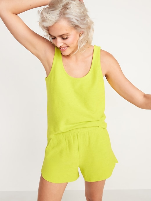 Image number 4 showing, Lightweight Textured-Knit Lounge Tank Top