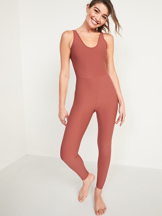 Image number 5 showing, Sleeveless PowerSoft Bodysuit -- 25-inch inseam