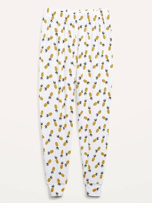 Image number 1 showing, High-Waisted Sunday Sleep Ultra-Soft Jogger Pajama Pants