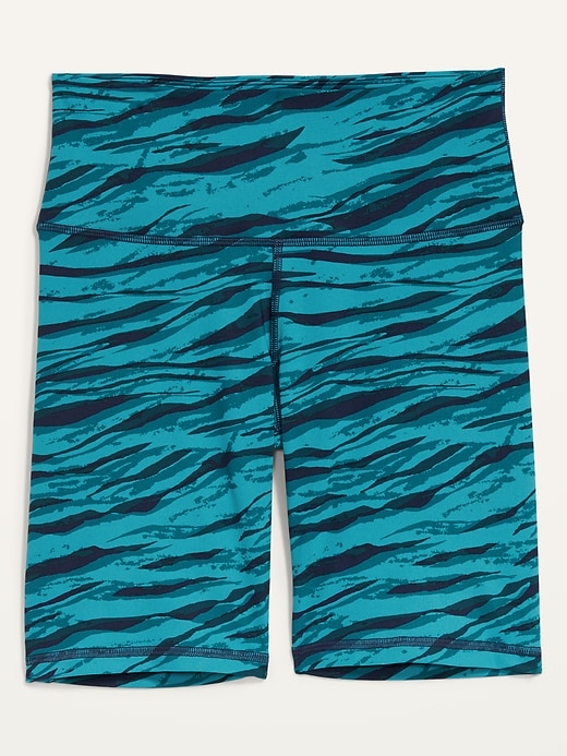 Image number 3 showing, High-Waisted PowerPress Biker Shorts for Women - 8-inch inseam