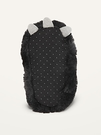 View large product image 4 of 4. Unisex Faux-Fur Critter Slippers for Baby