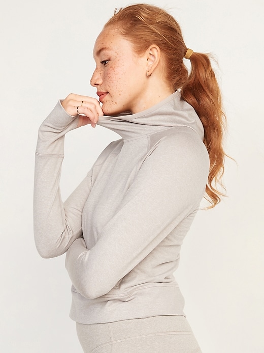 Image number 3 showing, CozeCore Cropped Performance Hoodie