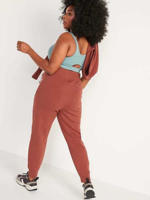 Image number 2 showing, High-Waisted Dynamic Fleece Jogger Sweatpants