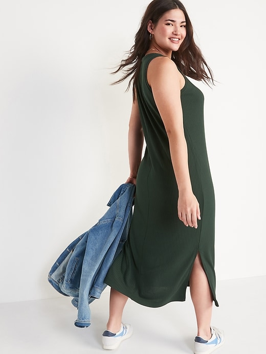 Image number 2 showing, Ribbed Maxi Dress
