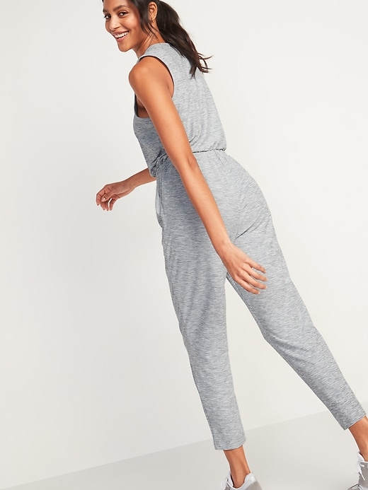 Image number 5 showing, Breathe ON Cross-Front Sleeveless Jumpsuit