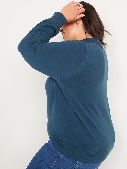 Image number 2 showing, Mock-Neck Pullover Sweater for Women