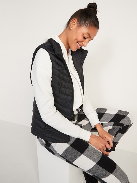 Image number 5 showing, Water-Resistant Narrow-Channel Puffer Vest