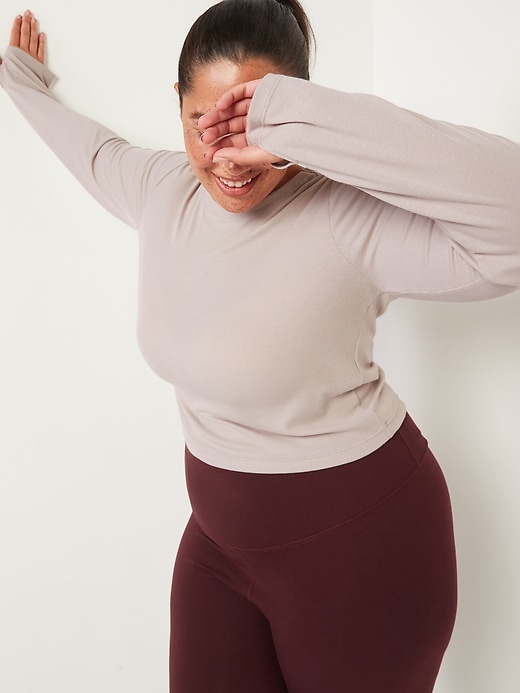 Image number 7 showing, UltraLite Ribbed Cropped Top