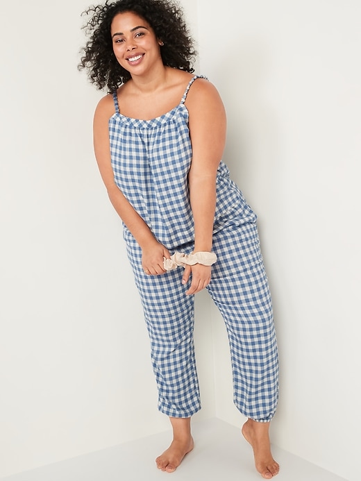 Image number 7 showing, Printed Pajama Cami and Jogger Pants Set
