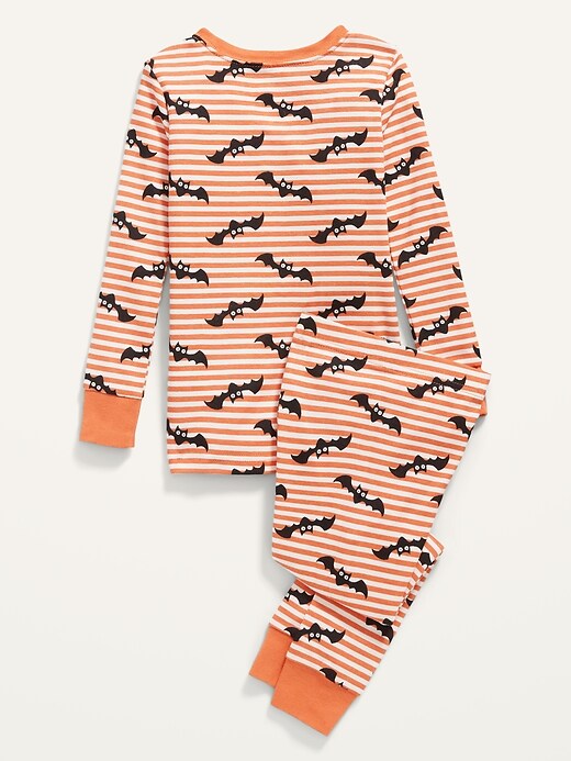 View large product image 2 of 2. Unisex Halloween Bats Pajama Set for Toddler & Baby