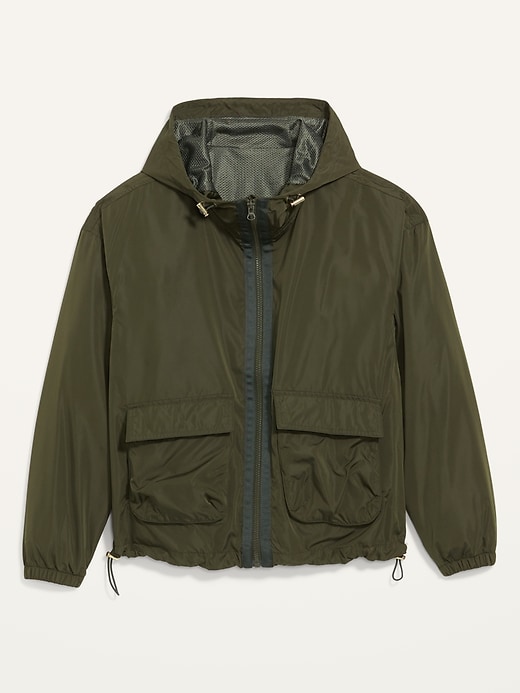 Image number 4 showing, Go-H20 Water-Resistant Hooded Utility Jacket