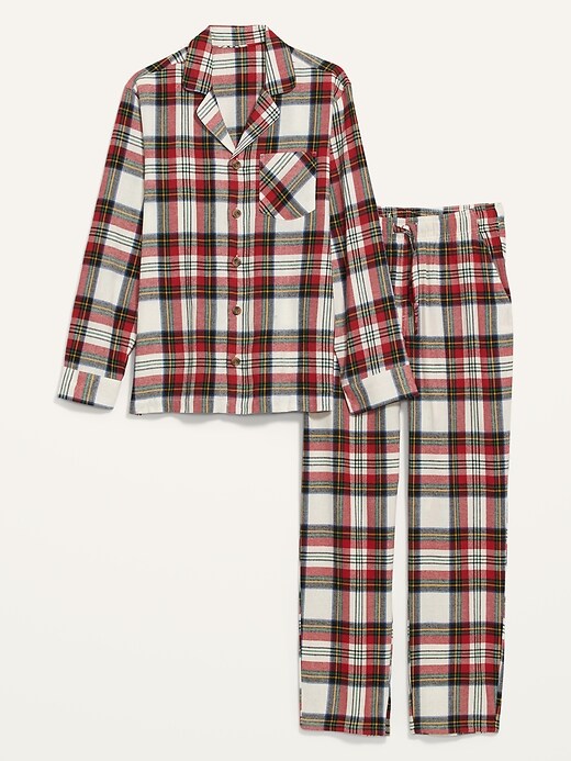 Image number 3 showing, Matching Plaid Flannel Pajama Set