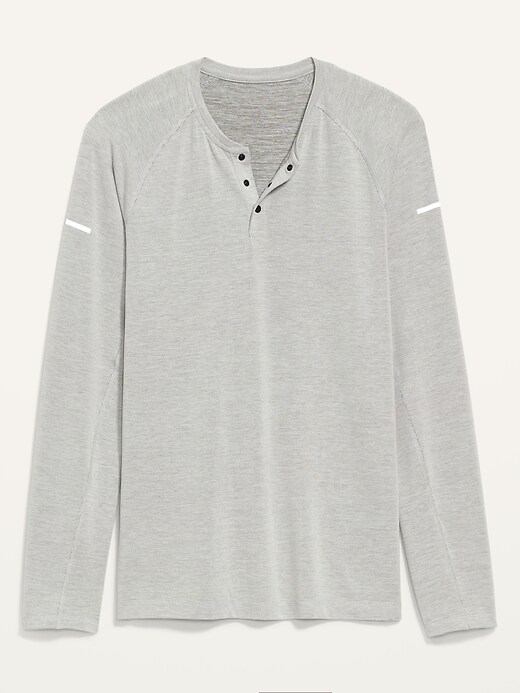 Image number 4 showing, Breathe ON Textured Long-Sleeve Henley T-Shirt