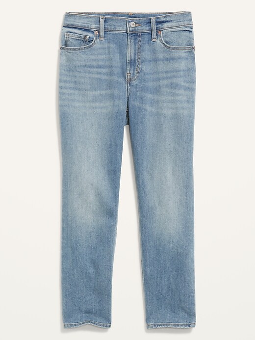 Image number 4 showing, Mid-Rise Built-In Warm Boyfriend Jeans for Women