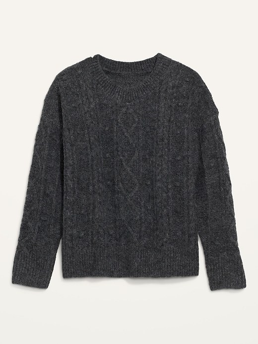 Image number 4 showing, Textured Crew-Neck Sweater for Women